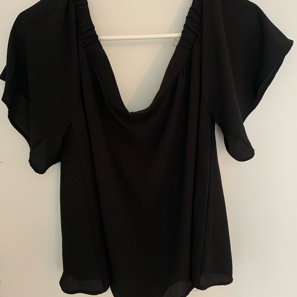 Off the Shoulder black top